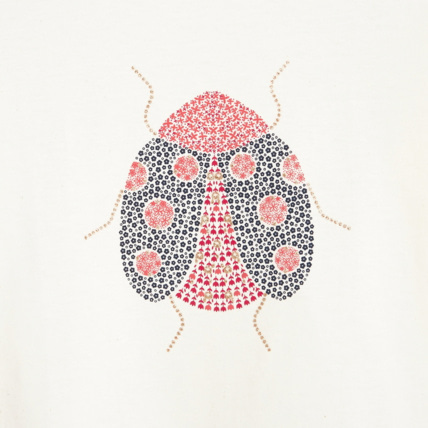 Avis T-shirt à motif original blanc fille OKAIDI 2