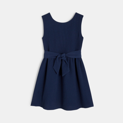 Avis Robe crêpée + Top réversible bleue fille OKAIDI 2