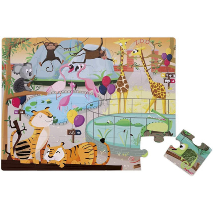 Avis Puzzle tactile une journee au zoo JANOD 1