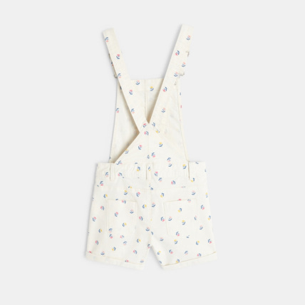 Avis Salopette-short en toile imprimée fille OKAIDI 4
