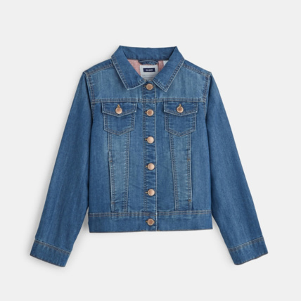 Avis Veste en jean bleu fille OKAIDI 2