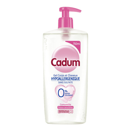 Avis Gel corps et cheveux Hypoallergénique Sans Sulfate CADUM 2