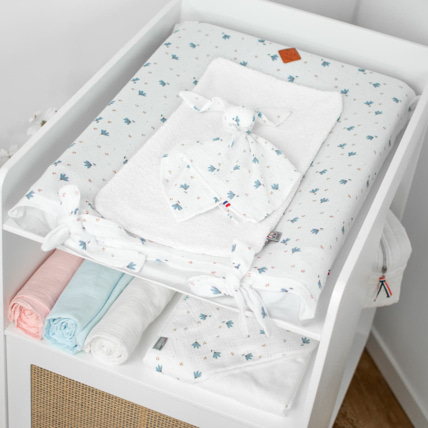 Avis Housse de matelas à langer, Bleuet Sevira Kids 2