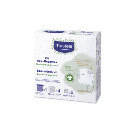 Avis Kit éco-lingettes réutilisables et lavables Mustela 3