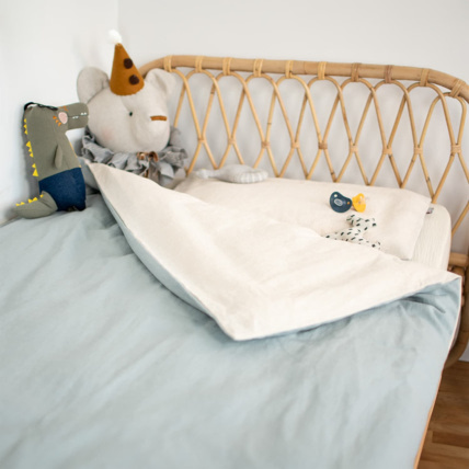 Avis Housse de couette réversible en Lin lavé Sevira Kids 3