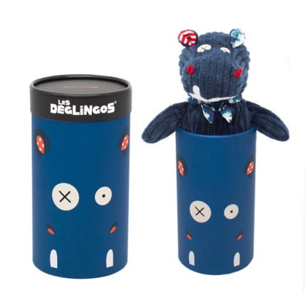 Avis Peluche grand simply Hippipos l'hippo en boîte LES DEGLINGOS 1