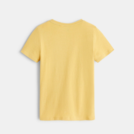 Avis T-shirt à motifs vagues jaune garçon OKAIDI 4