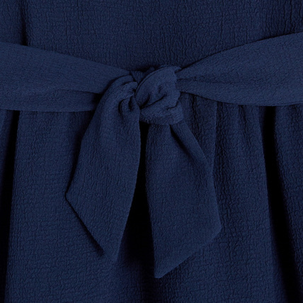 Avis Robe crêpée + Top réversible bleue fille OKAIDI 3