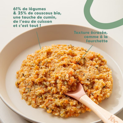 Avis Écrasé Tajine : purée morceaux & semoule Yooji 2