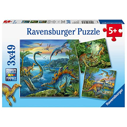 Avis Puzzle - La fascination des dinosaures - 3x49 pièces RAVENSBURGER 1