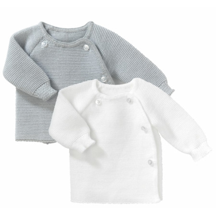 Avis Lot de 2 brassières en mailles naissance BEBE 9 2