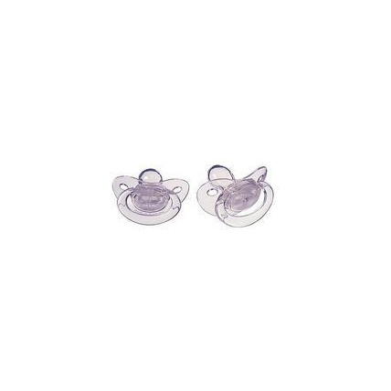Avis 2 sucettes transparentes en silicone 6-18 mois NUK 1