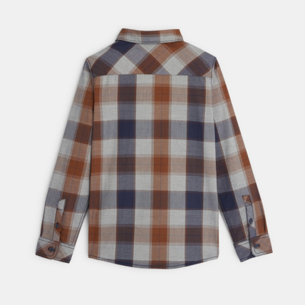 Avis Chemise à carreaux à col boutonné jaune garçon OKAIDI 4