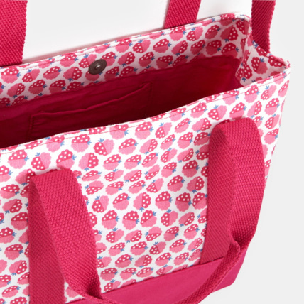 Avis Sac en toile imprimée rose fille OKAIDI 2
