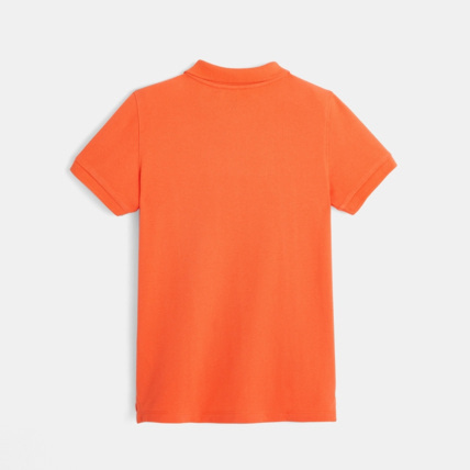 Avis Polo en coton piqué orange garçon OKAIDI 3