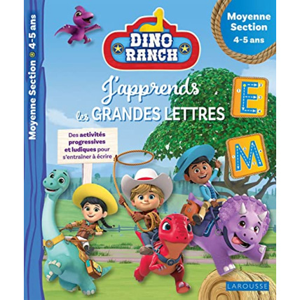 Avis DINO RANCH - J'apprends les grandes lettres - Moyenne Section LAROUSSE 1