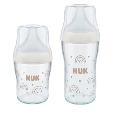 Avis Biberon Perfect Match verre avec tétine en silicone souple NUK 1
