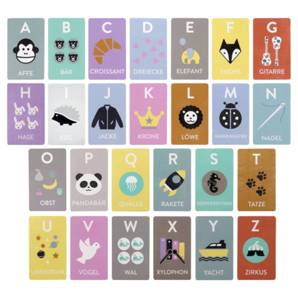 Avis Cartes alphabet en bois KINDSGUT 1