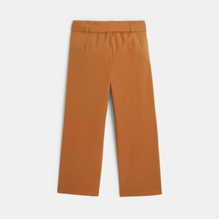 Avis Pantalon large taille haute beige fille OKAIDI 4