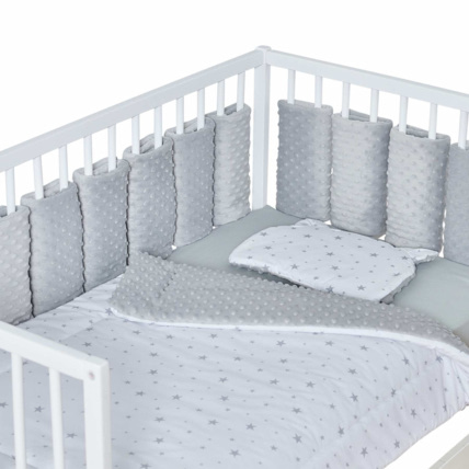 Avis Tour de lit modulable 10 pièces extra doux, MINKY Sevira Kids 1