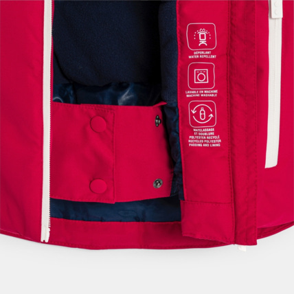 Avis Blouson de ski rouge Fille OKAIDI 4