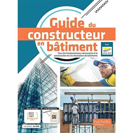 Avis Guide du constructeur en Bâtiment - livre élève - Éd. 2022 Hachette Éducation 1