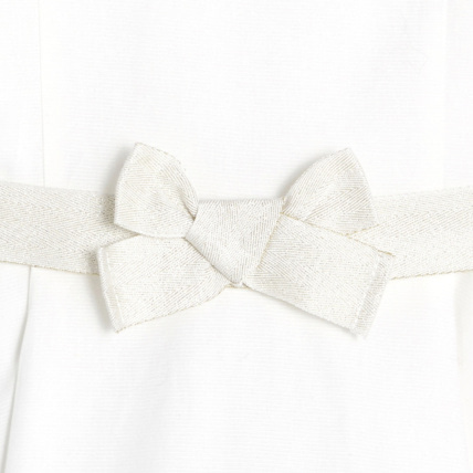 Avis Robe chic ceinturée blanche fille OKAIDI 2