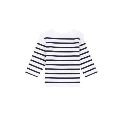 Avis Marinière "Amiral" Baby - coton épais - Blanc/Navire ARMOR-LUX 3