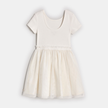Avis Robe-tutu de fête blanche fille OKAIDI 2