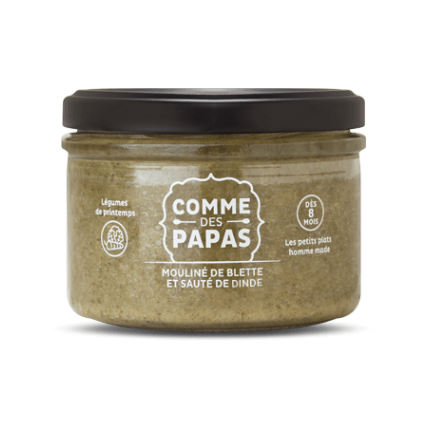 Avis Mouliné de blette sauté de dinde COMME DES PAPAS 1