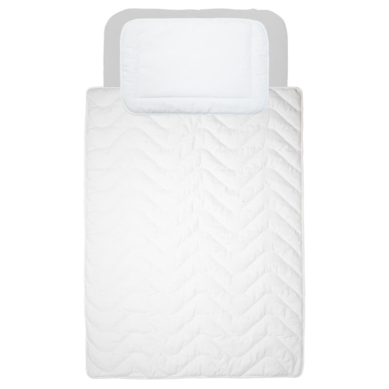 Avis Couette et oreiller enfant en satin de coton Sevira Kids 1