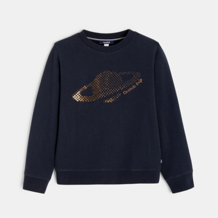 Avis Sweat-shirt à sequins brodés gris garçon OKAIDI 2