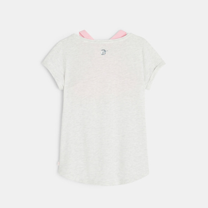 Avis T-shirt + brassière gris fille OKAIDI 5