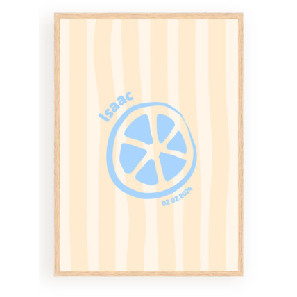 Avis Affiches personnalisées - Minimaliste avec rayure LES PETITS CITRONS 2