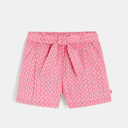 Avis Short imprimé rose fille OKAIDI 1