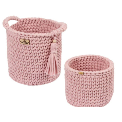 Avis Lot de 2 Paniers en Crochet Mon Lit Cabane 8
