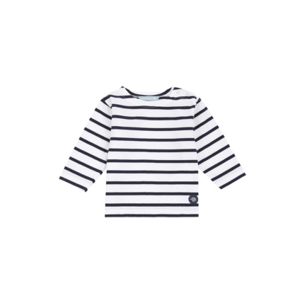 Avis Marinière "Beg Meil" Baby - coton léger - Blanc/Navire ARMOR-LUX 1