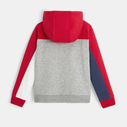Avis Sweat capuche colorblocks gris garçon OKAIDI 5