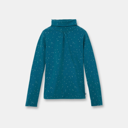 Avis T-shirt col roulé turquoise fille OKAIDI 1