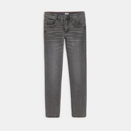 Avis Jean skinny bi-stretch gris garçon OKAIDI 1