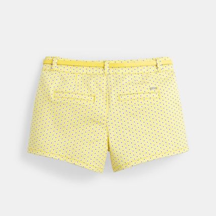 Avis Short imprimé jaune fille OKAIDI 2