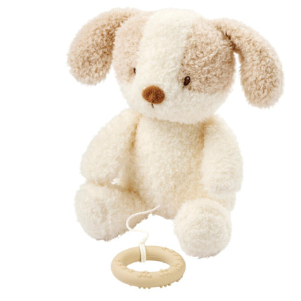 Avis Peluche musicale chien Teddy Bouclette NATTOU 1