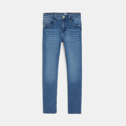 Avis Jean slim en denim recyclé bleu garçon OKAIDI 1
