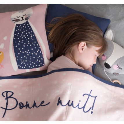 Avis Couverture plaid enfant en coton bio, Chaton Sevira Kids 2