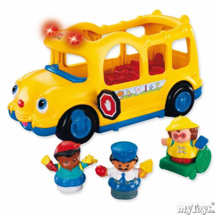 Fisher price lil top movers school bus
