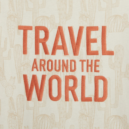 Avis T-shirt à message "Travel around the world" blanc garçon OKAIDI 2