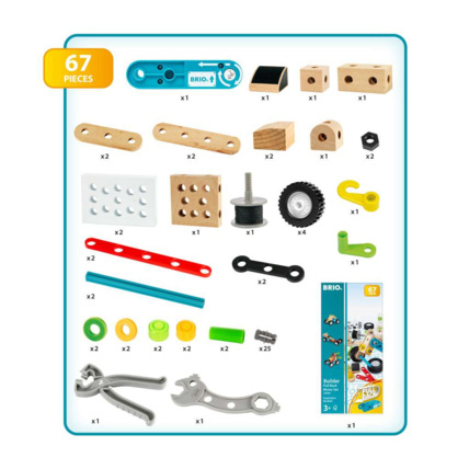 Avis Coffret Builder et Moteur à rétrofriction 67p - de 3 ans BRIO 8