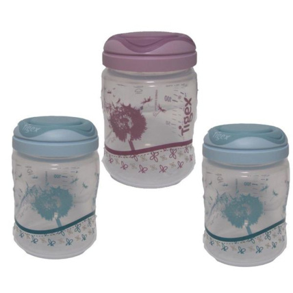 Avis 3 pots de conservation pour lait maternel Tigex 1