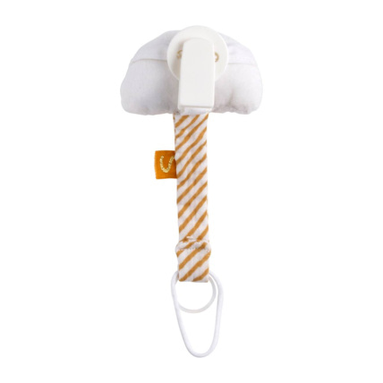Avis Attache-tétine en velours Arc en ciel Sauthon 3