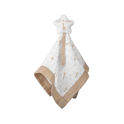 Avis Doudou avec attache-sucette coton bio Sophie la girafe VULLI 1